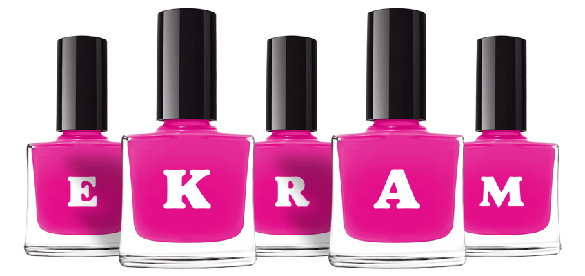 Ekram nails logo