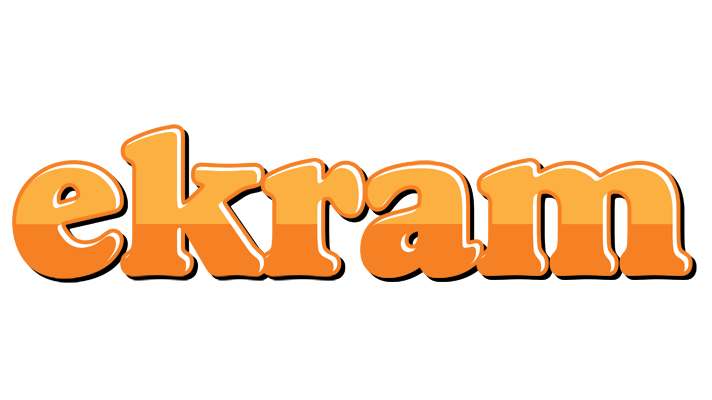 Ekram orange logo