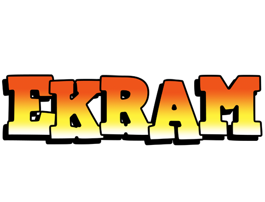Ekram sunset logo