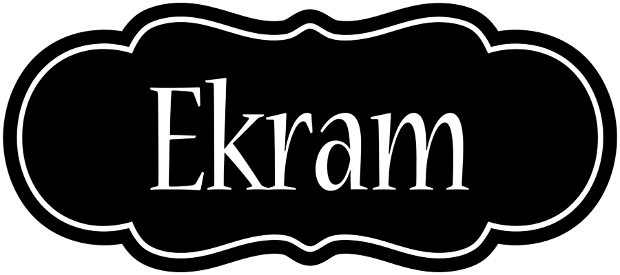 Ekram welcome logo