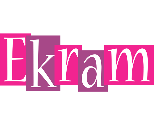 Ekram whine logo