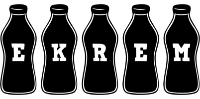 Ekrem bottle logo