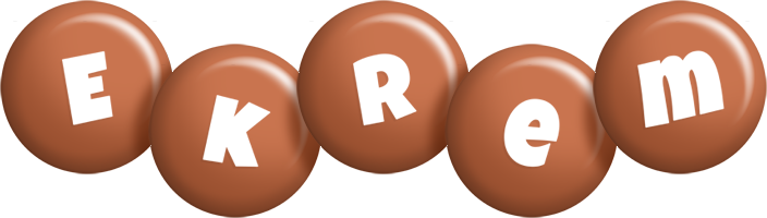 Ekrem candy-brown logo