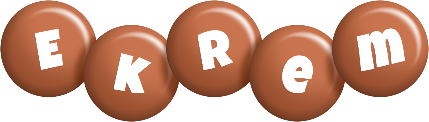 Ekrem candy-brown logo