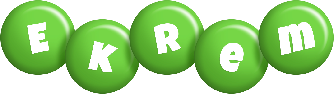 Ekrem candy-green logo