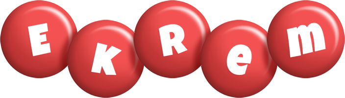 Ekrem candy-red logo