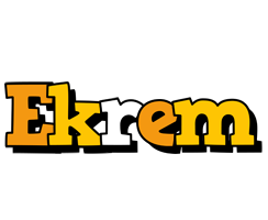 Ekrem cartoon logo