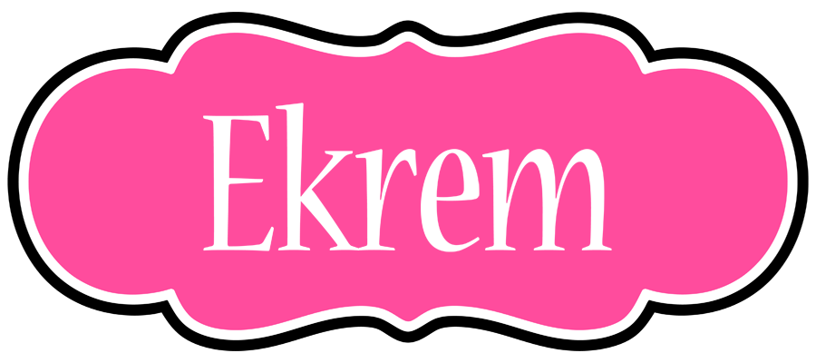 Ekrem invitation logo