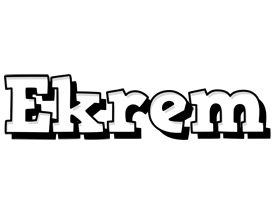 Ekrem snowing logo