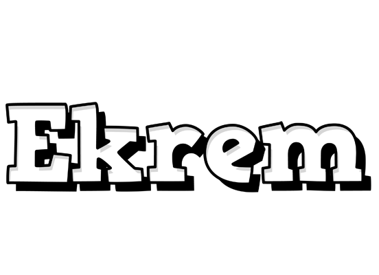 Ekrem snowing logo