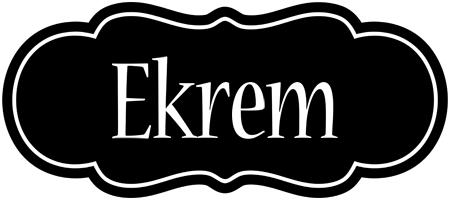 Ekrem welcome logo