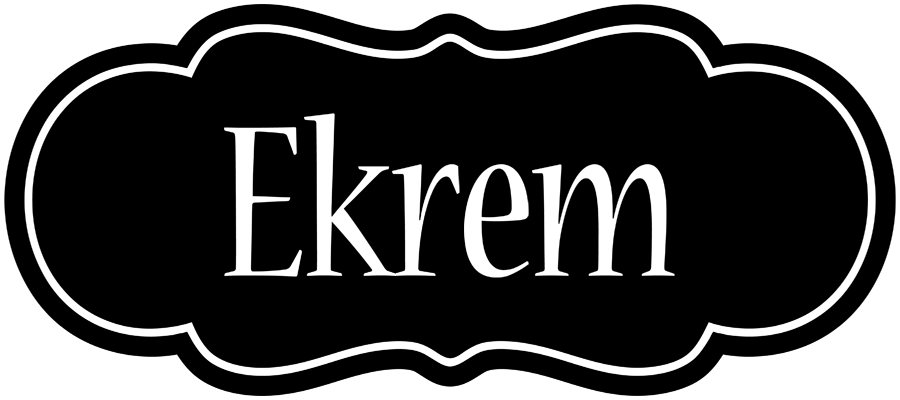 Ekrem welcome logo