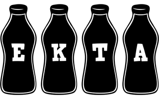 Ekta bottle logo