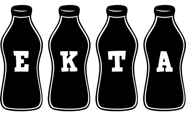 Ekta bottle logo