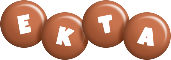Ekta candy-brown logo