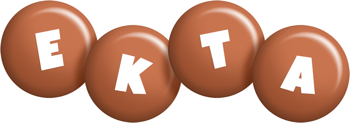 Ekta candy-brown logo