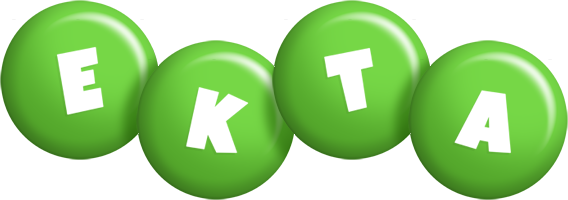 Ekta candy-green logo