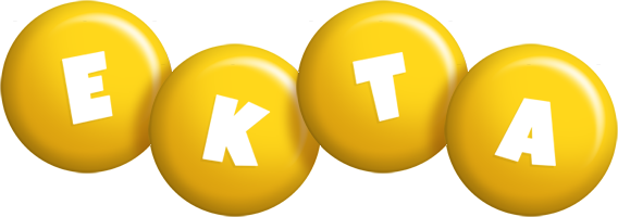 Ekta candy-yellow logo