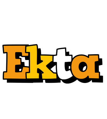 Ekta cartoon logo