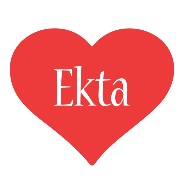 Ekta love logo