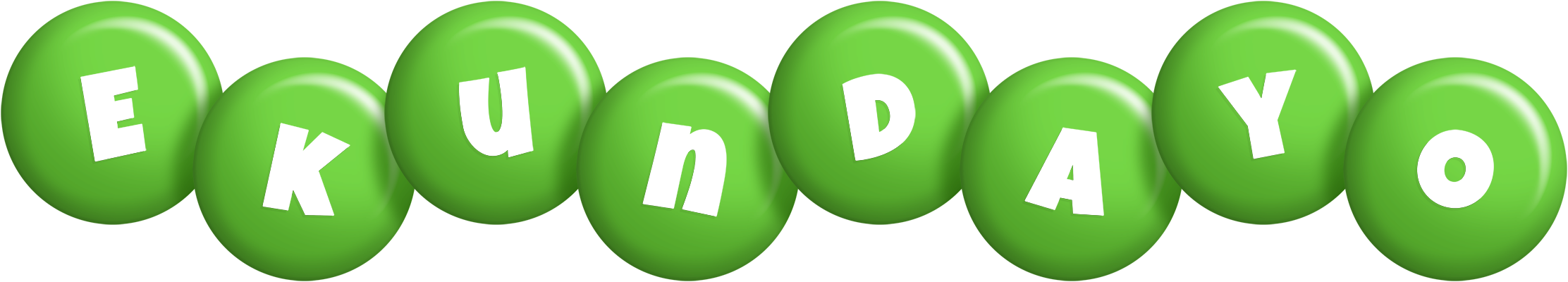 Ekundayo candy-green logo