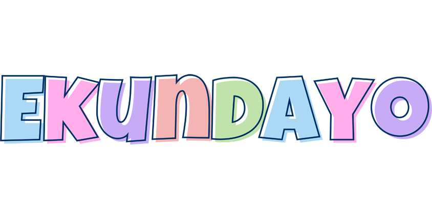 Ekundayo pastel logo