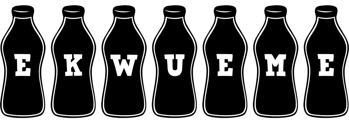 Ekwueme bottle logo
