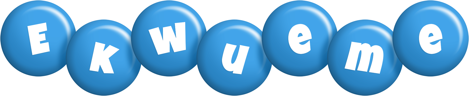 Ekwueme candy-blue logo