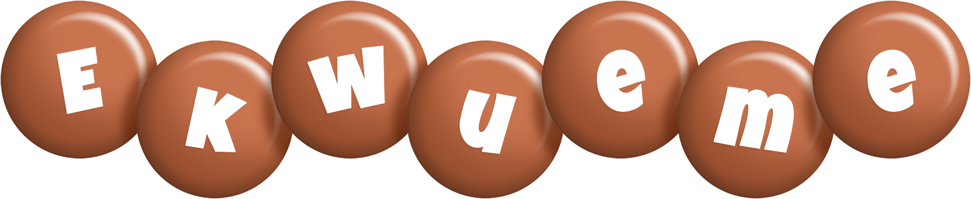 Ekwueme candy-brown logo