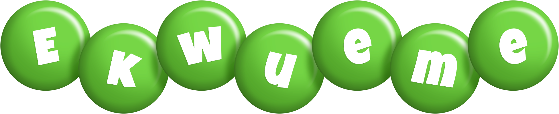 Ekwueme candy-green logo