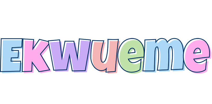 Ekwueme pastel logo