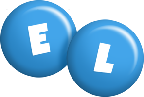 El candy-blue logo