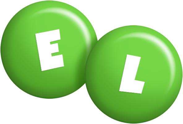 El candy-green logo