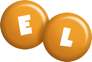 El candy-orange logo