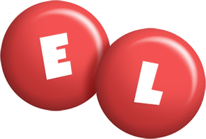 El candy-red logo