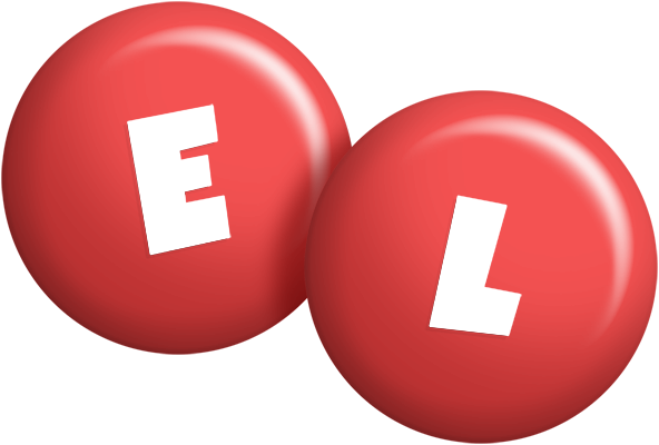 El candy-red logo