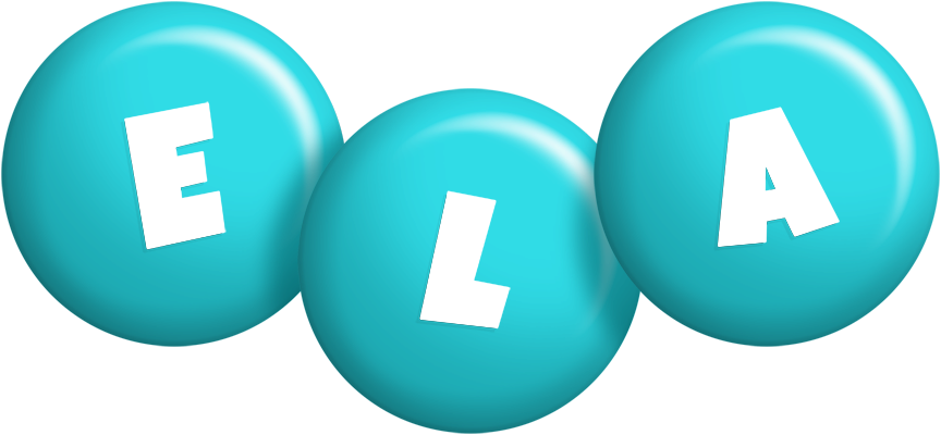 Ela candy-azur logo