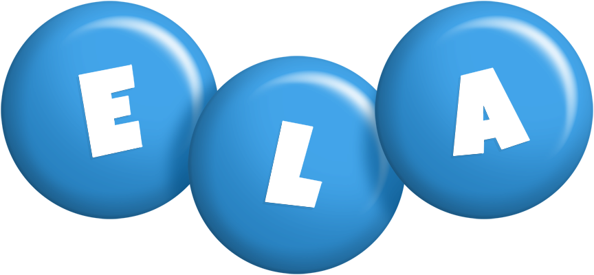 Ela candy-blue logo