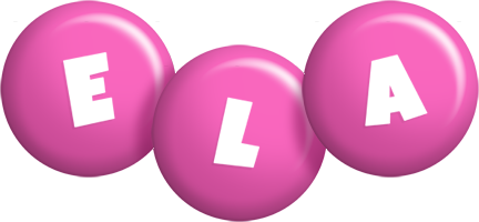 Ela candy-pink logo