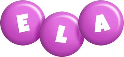 Ela candy-purple logo