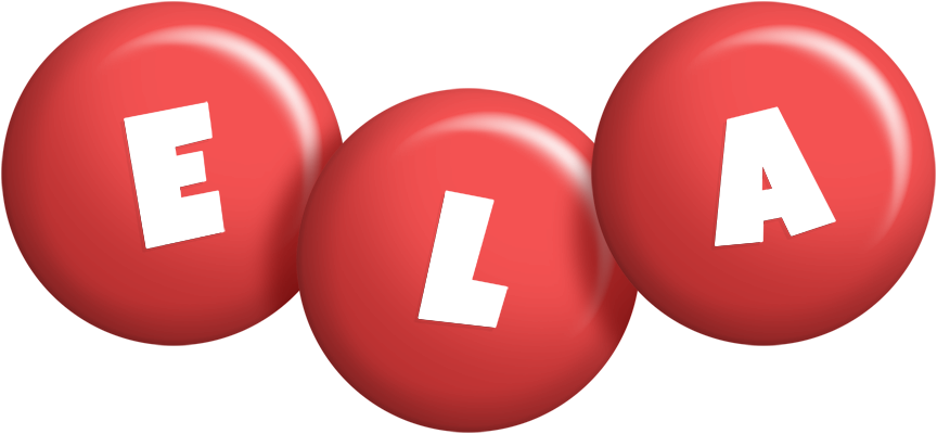 Ela candy-red logo