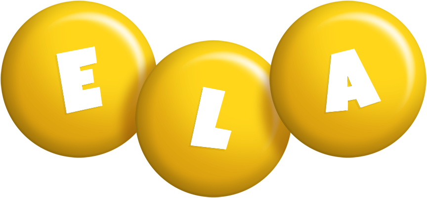 Ela candy-yellow logo