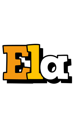 Ela cartoon logo
