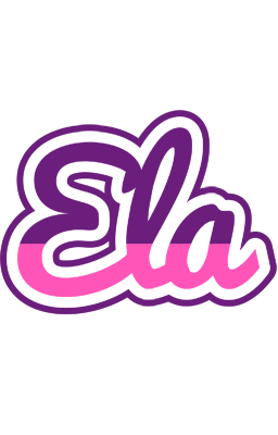 Ela cheerful logo