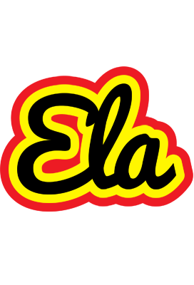 Ela flaming logo