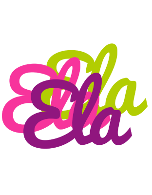 Ela flowers logo