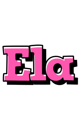 Ela girlish logo