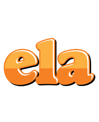 Ela orange logo