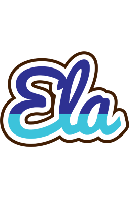 Ela raining logo