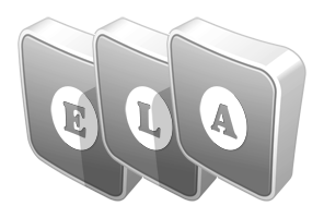 Ela silver logo